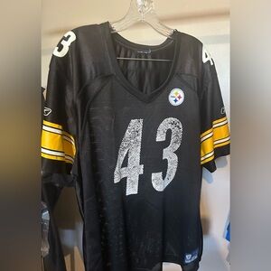 Men’s Reebok Large Pittsburgh Steelers Polamalu Jersey